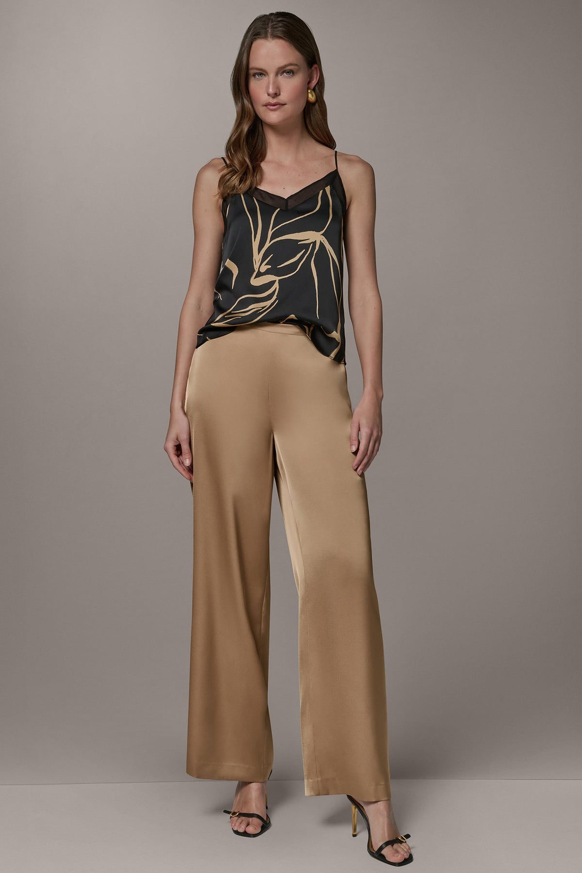 EXTRA HIGH-RISE WIDE-LEG PANT - Fawn