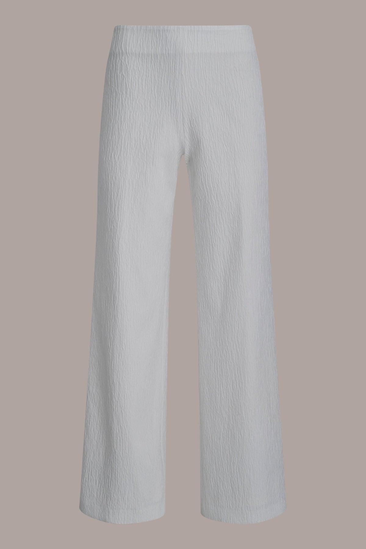 EXTRA HIGH-RISE WIDE-LEG SUIT PANT - Cream