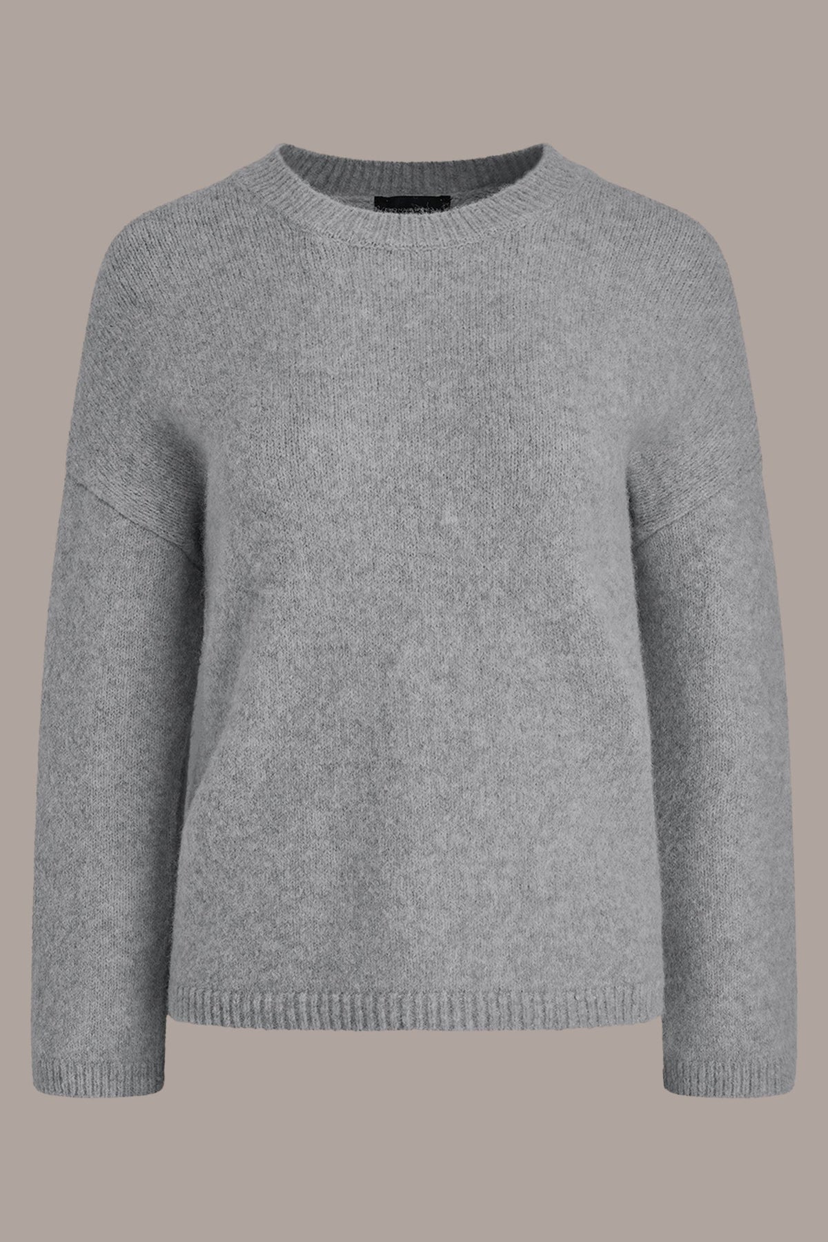 OVERSIZED LONG SLEEVE CREW-NECK SWEATER - VAPOR