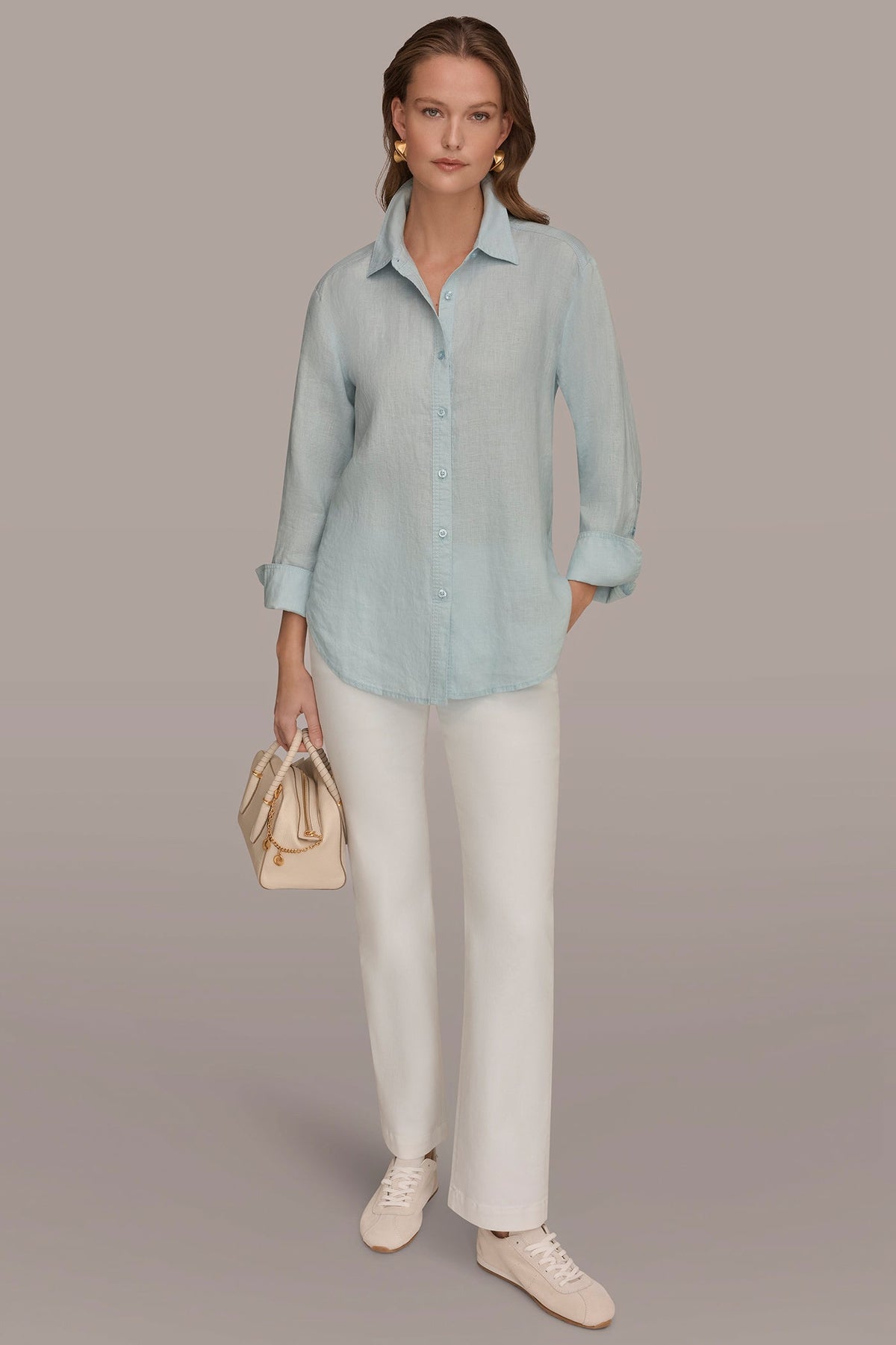 LONG SLEEVE SHIRT - Sea Mist