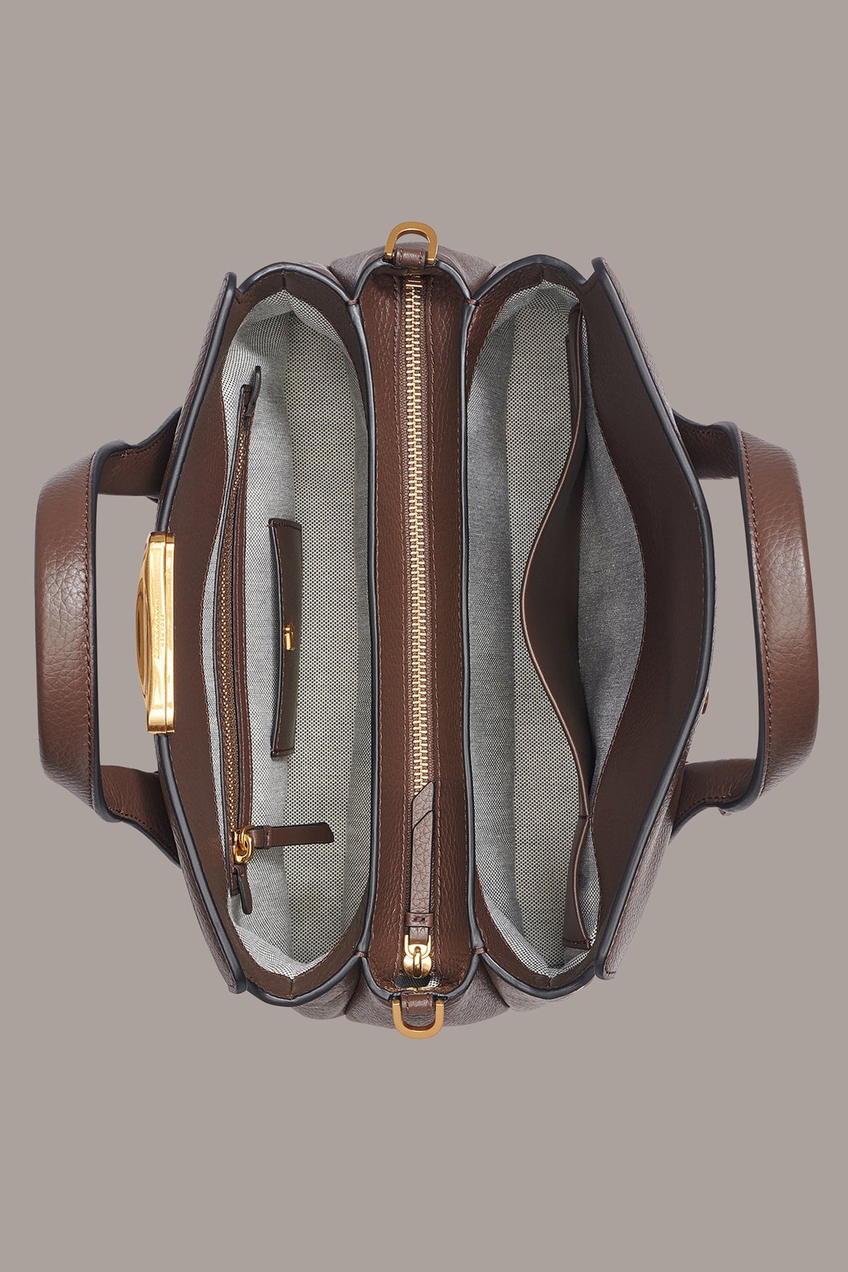 AMAGANSETT SATCHEL BAG - Umber