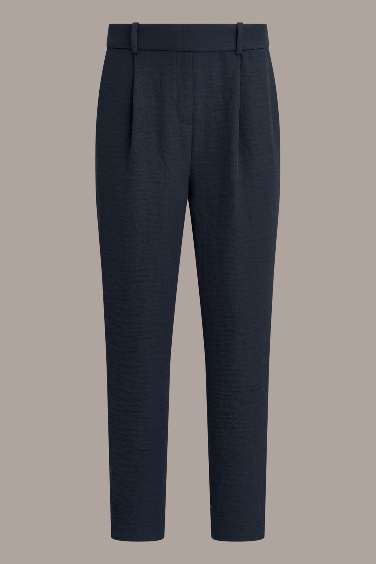 PLEATED STRAIGHT PANT - NIGHTFALL