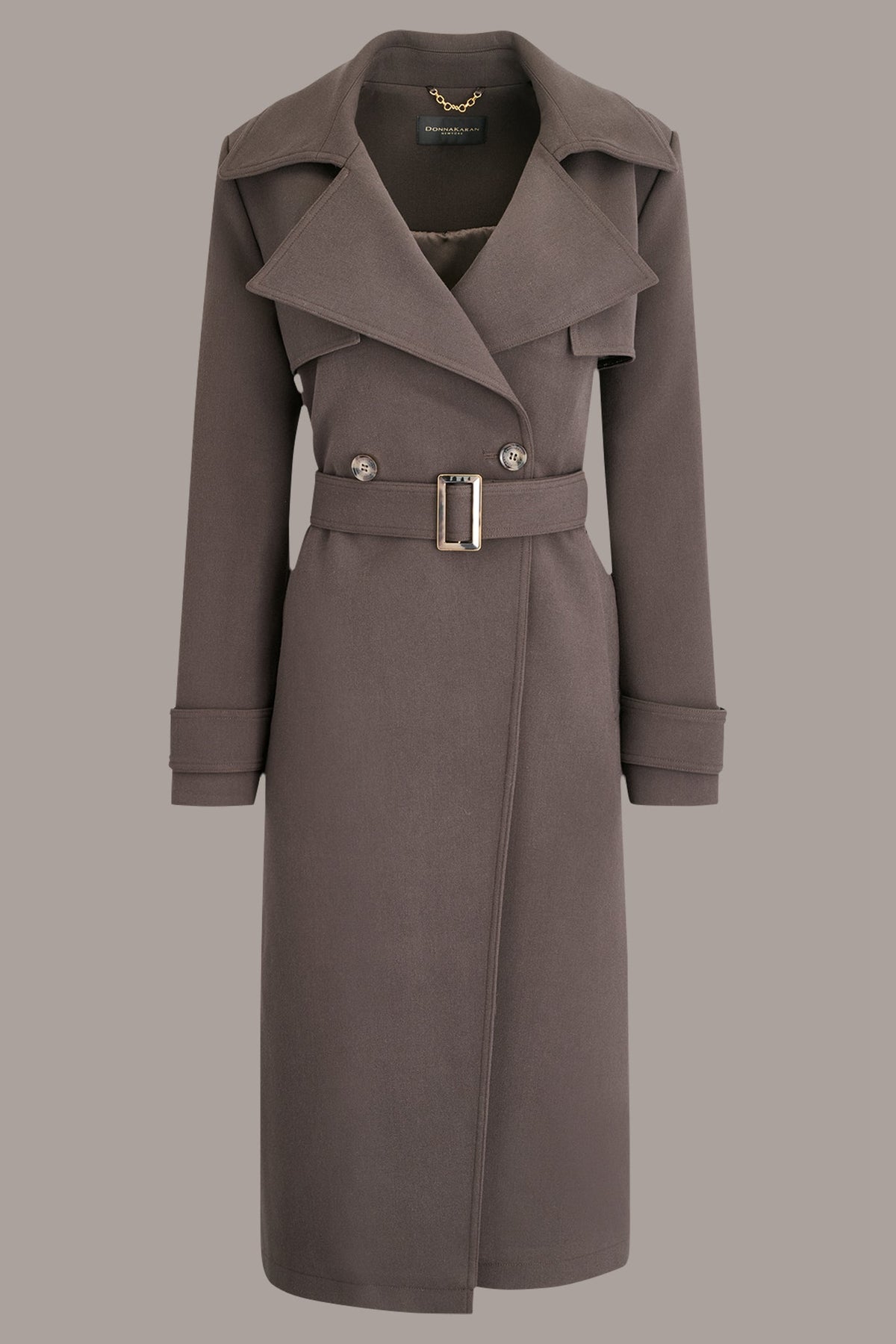 TRENCH RAIN COAT - Chocolate