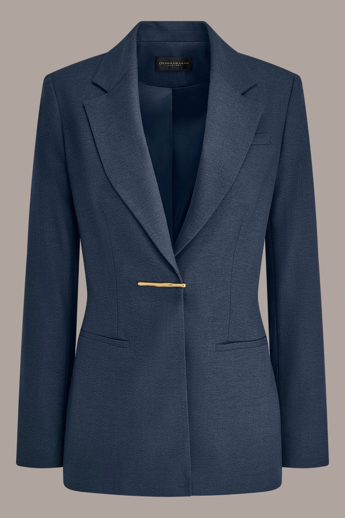 GOLD BAR LONGLINE BLAZER - Nightfall
