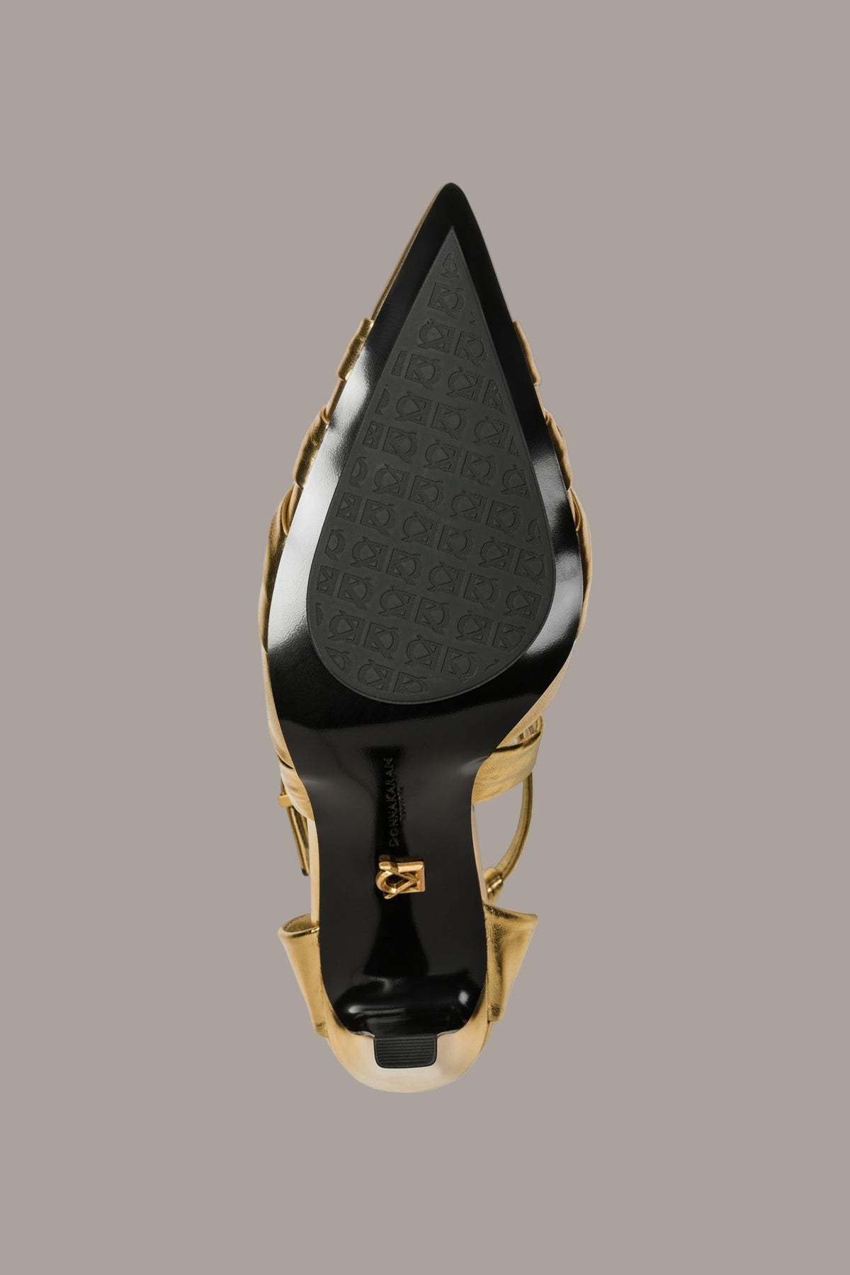 PHIA METALLIC STRAPPY PUMP - GOLD