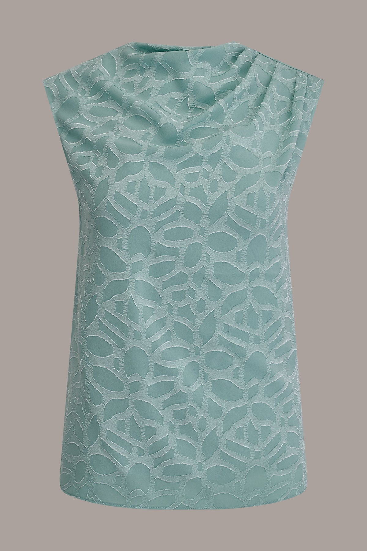 JACQUARD BLOUSE - Waterlily