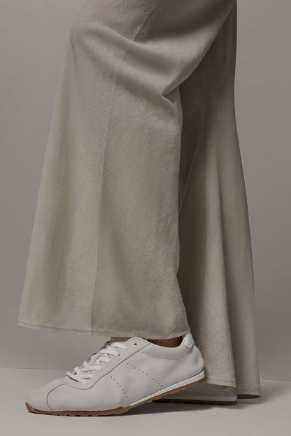 MID-RISE RELAXED ANKLE PANT - Sandstone