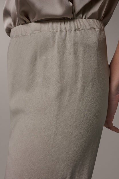 MID-RISE RELAXED ANKLE PANT - Sandstone