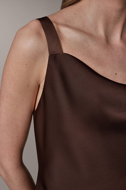 SLEEVELESS COWL NECK CAMI - Canyon