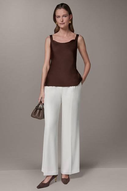 SLEEVELESS COWL NECK CAMI - Canyon