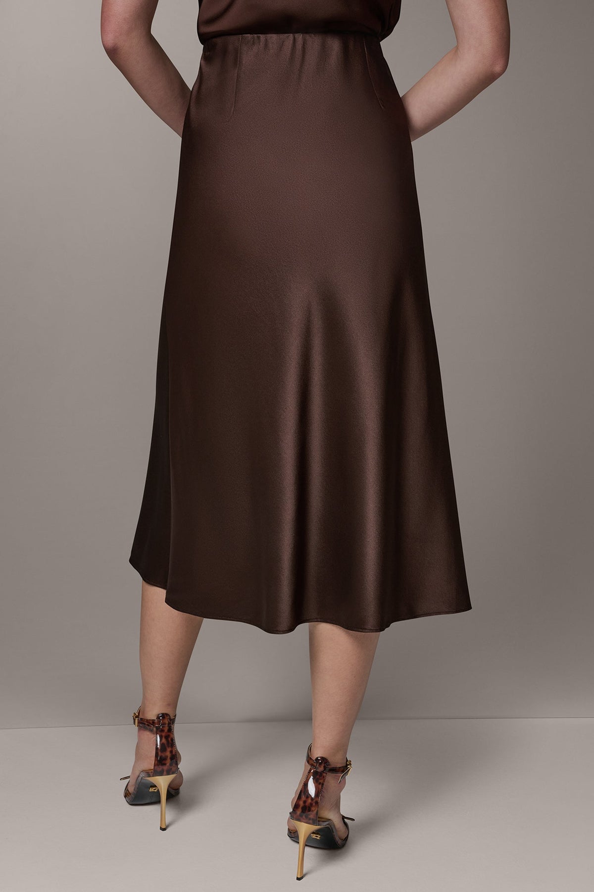 MIDI BIAS SKIRT - Canyon