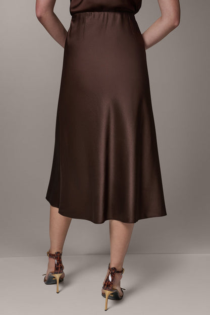 MIDI BIAS SKIRT - Canyon