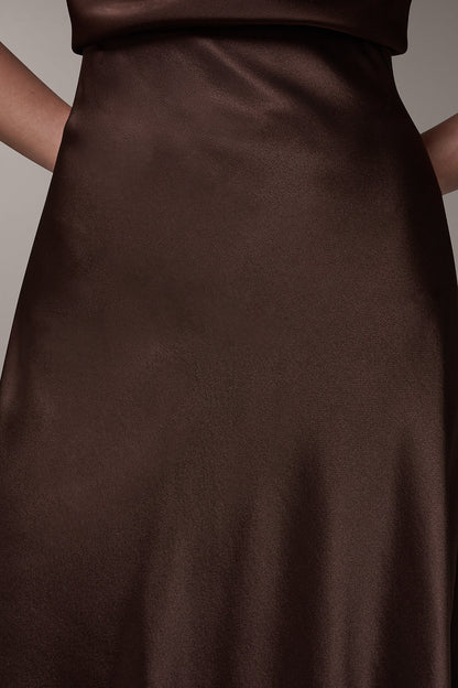 MIDI BIAS SKIRT - Canyon
