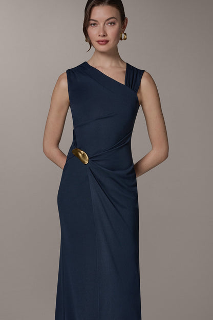 SLEEVELESS ASYMMETRIC GOWN - Nightfall