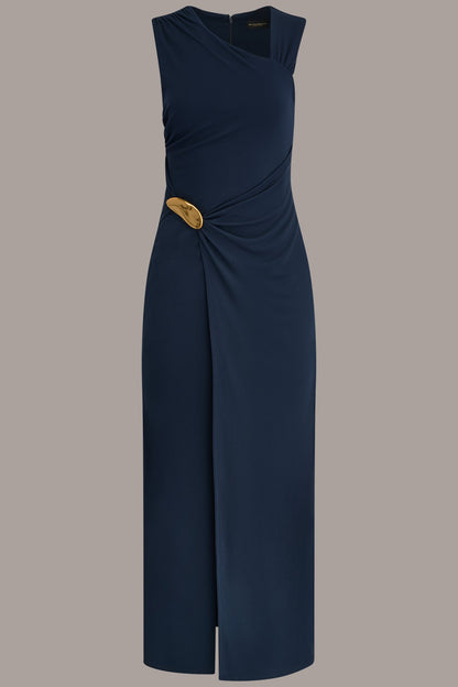 SLEEVELESS ASYMMETRIC GOWN - Nightfall