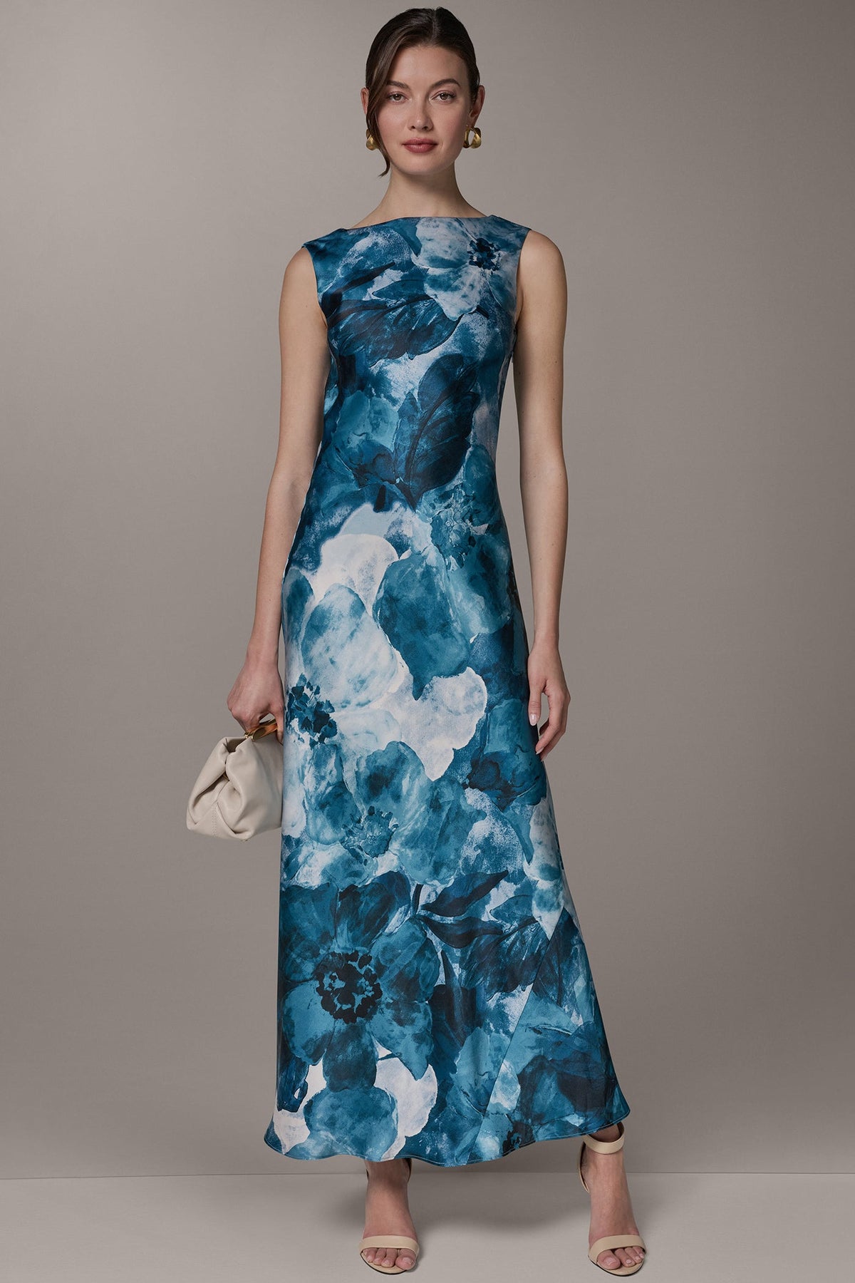 SLEEVELESS TRUMPET GOWN - Nightfall Multi