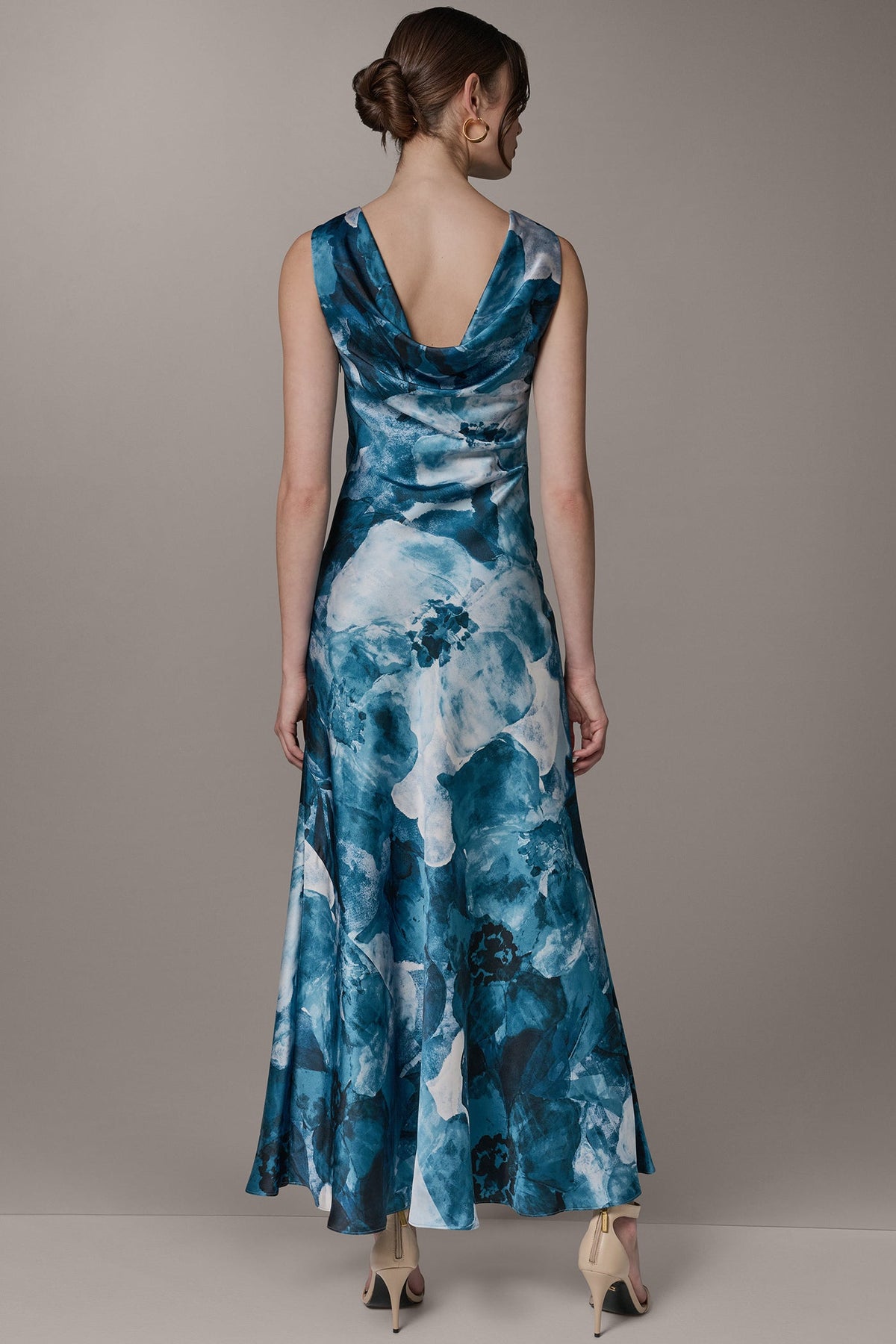SLEEVELESS TRUMPET GOWN - Nightfall Multi