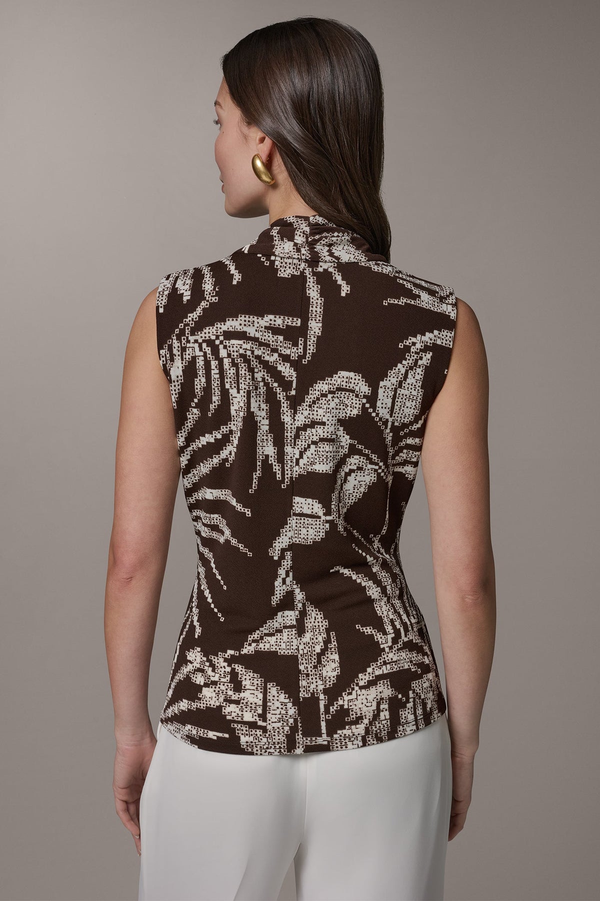 FLORAL FAUX WRAP TOP - Canyon Multi