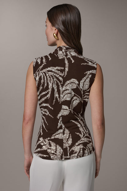 FLORAL FAUX WRAP TOP - Canyon Multi