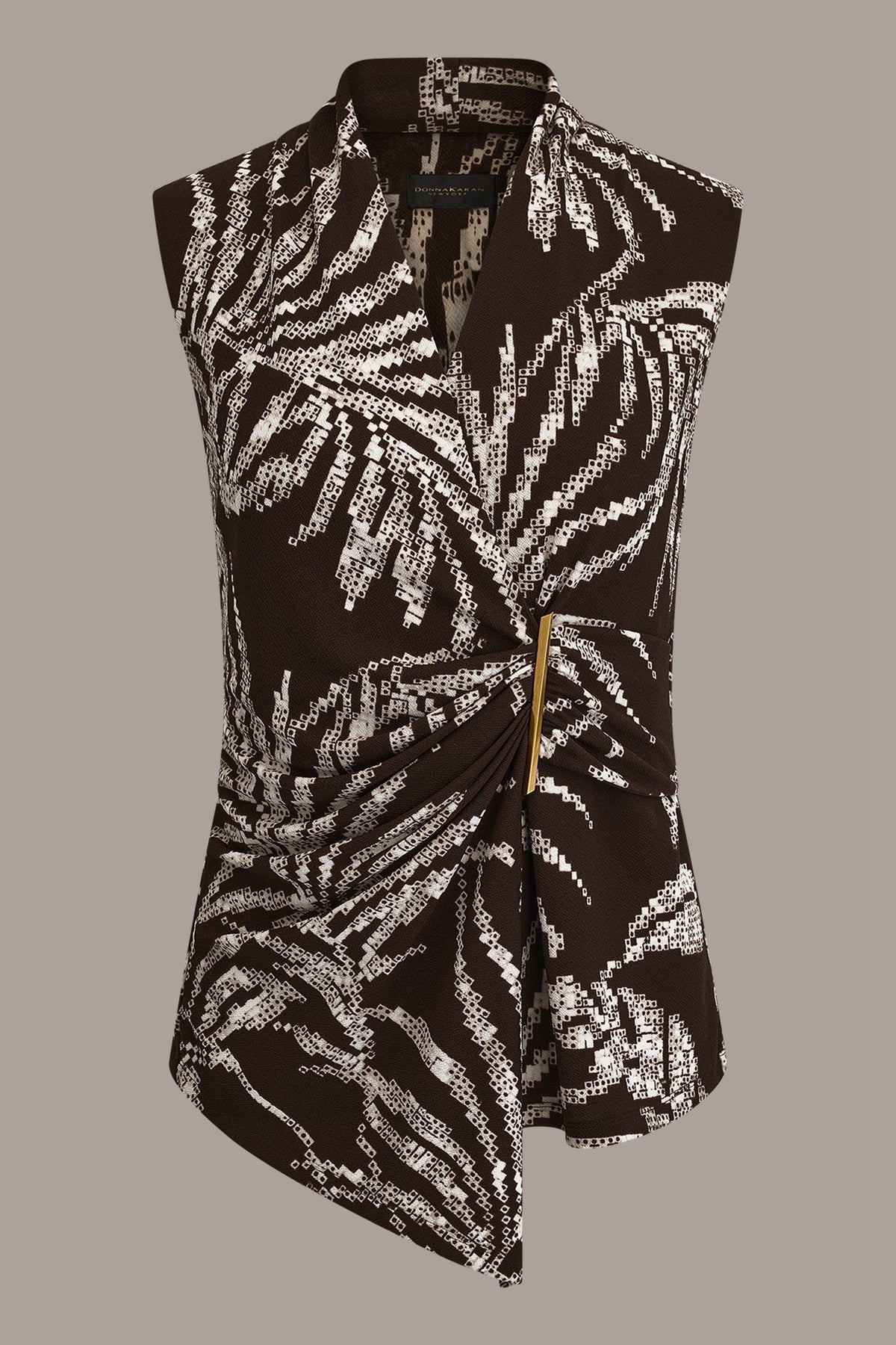 FLORAL FAUX WRAP TOP - Canyon Multi