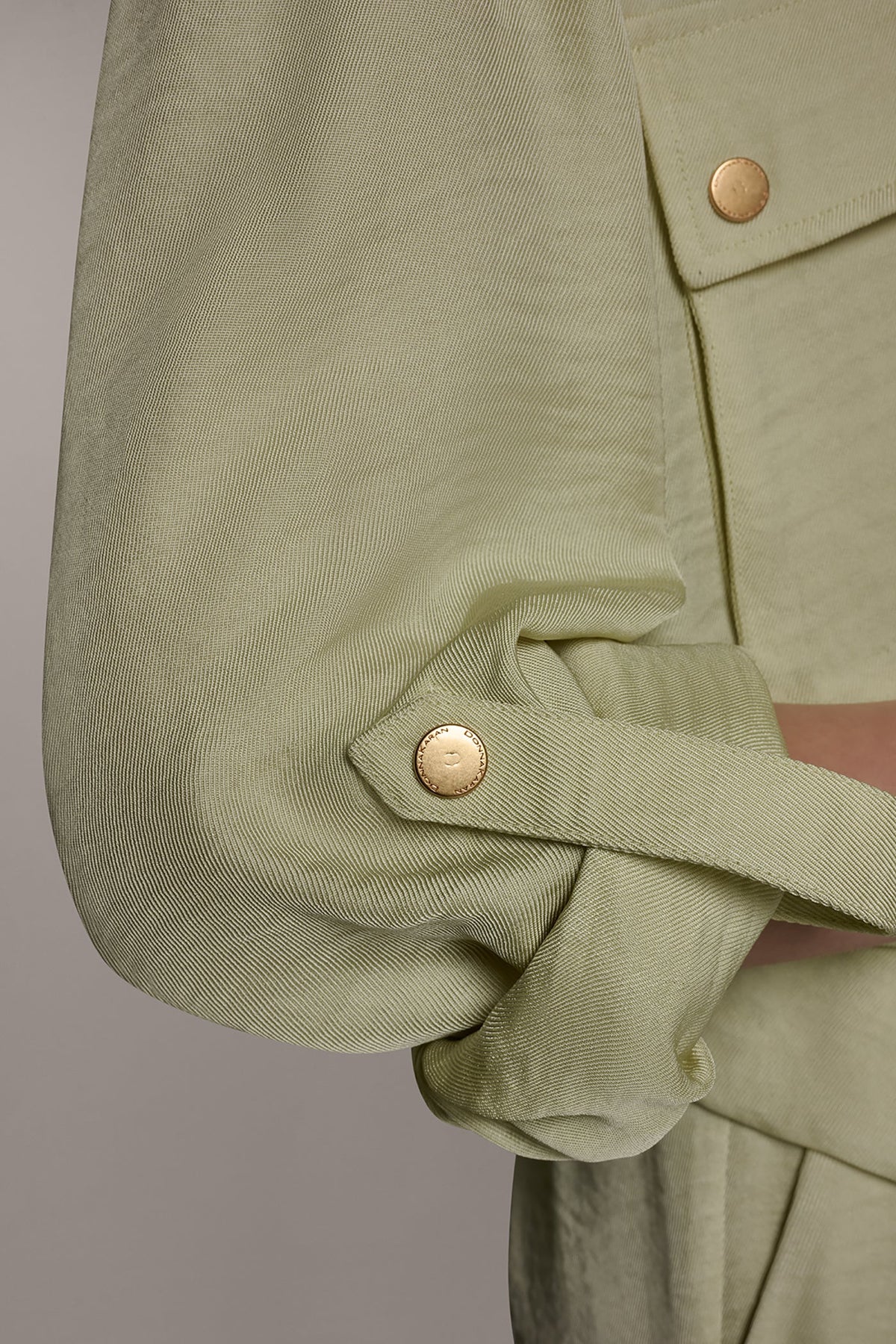 LONG SLEEVE TIE WAIST SHIRT - Citrus