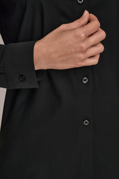 THE MODERN TRAVEL BUTTON-DOWN SHIRT - Black