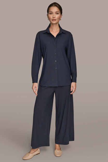 THE MODERN TRAVEL BUTTON-DOWN SHIRT - NIGHTFALL