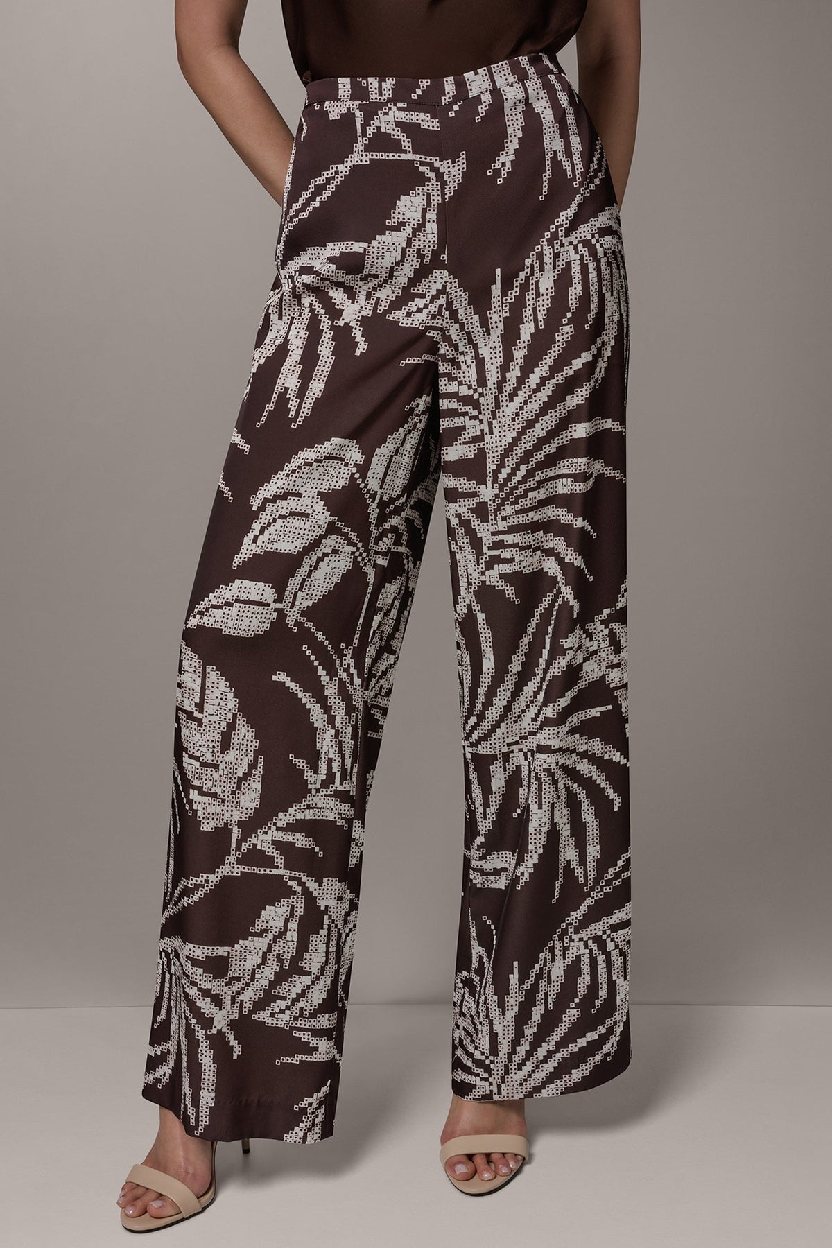 HIGH-RISE PRINT WIDE-LEG PANT - Canyon Multi