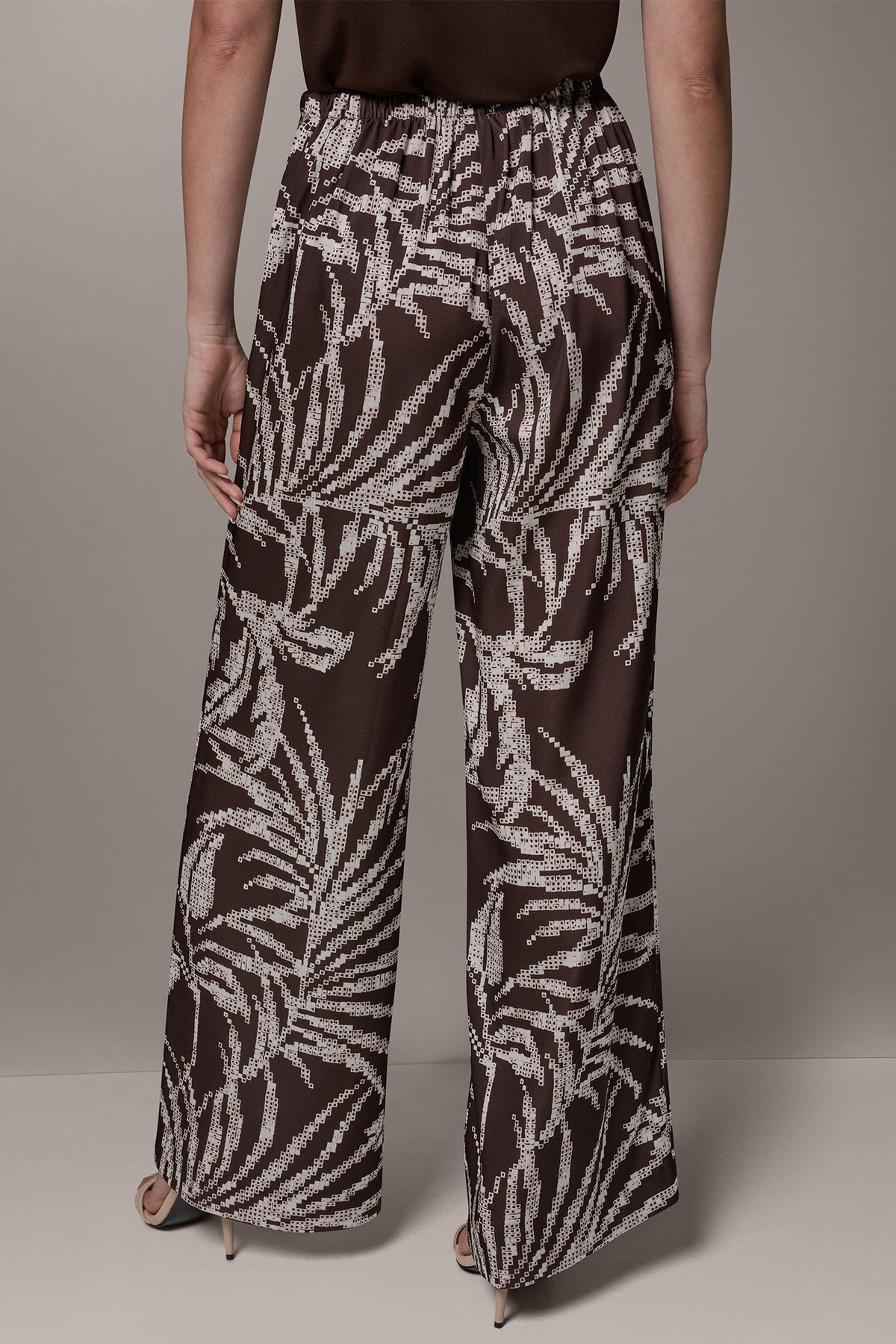HIGH-RISE PRINT WIDE-LEG PANT - Canyon Multi