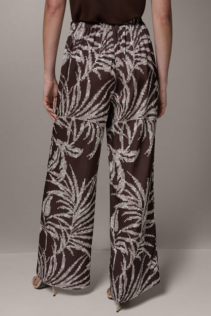 HIGH-RISE PRINT WIDE-LEG PANT - Canyon Multi
