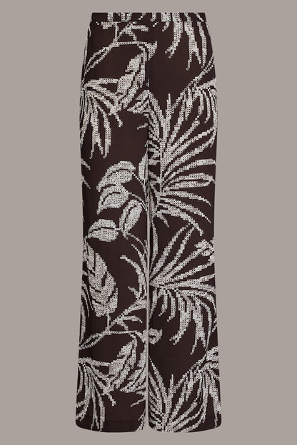 HIGH-RISE PRINT WIDE-LEG PANT - Canyon Multi