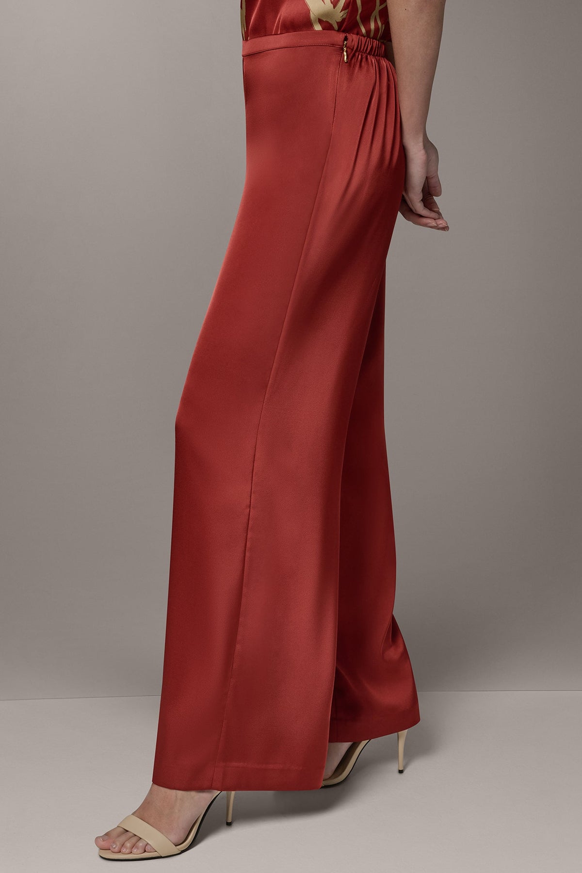 EXTRA HIGH-RISE WIDE-LEG PANT - Sunbaked