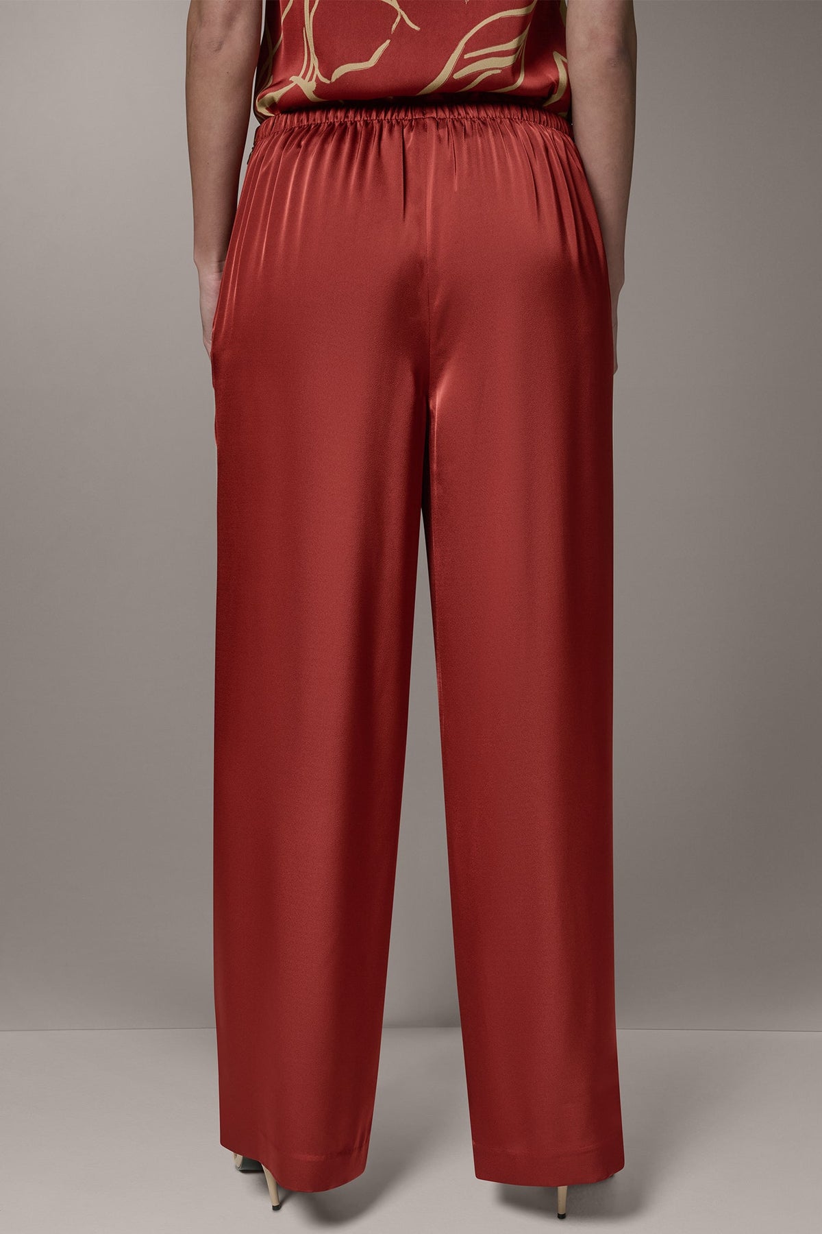 EXTRA HIGH-RISE WIDE-LEG PANT - Sunbaked