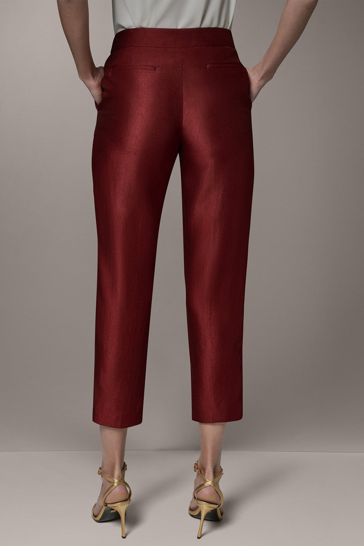 SLIM-LEG ANKLE PANT - Sunbaked