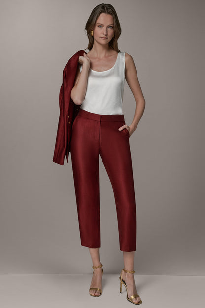 SLIM-LEG ANKLE PANT - Sunbaked