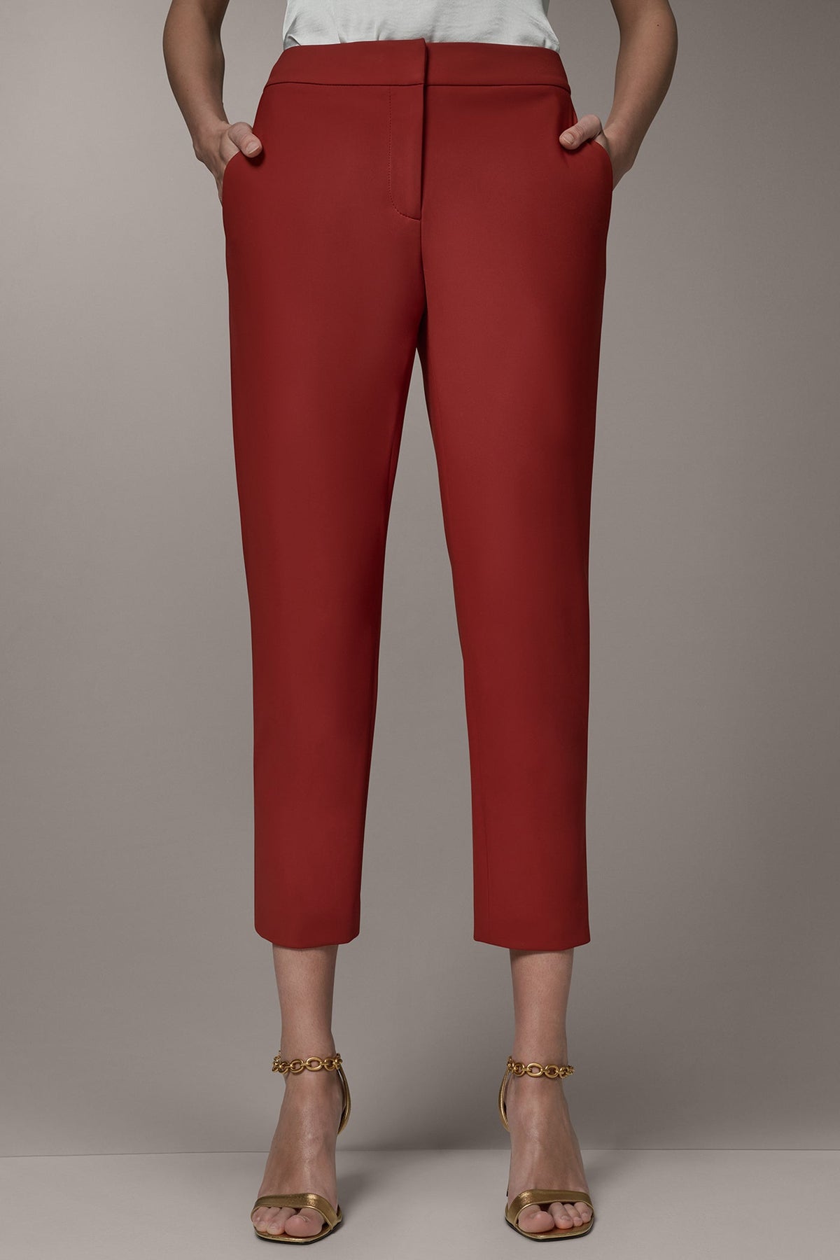 SLIM LEG ANKLE PANT - Sunbaked