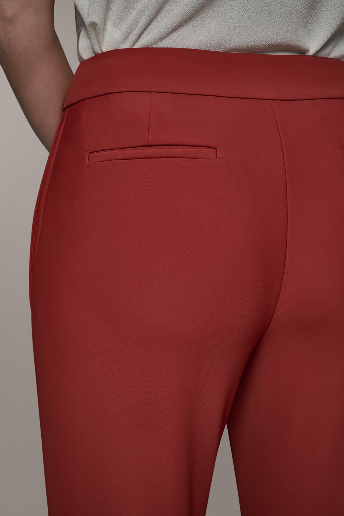 SLIM LEG ANKLE PANT - Sunbaked