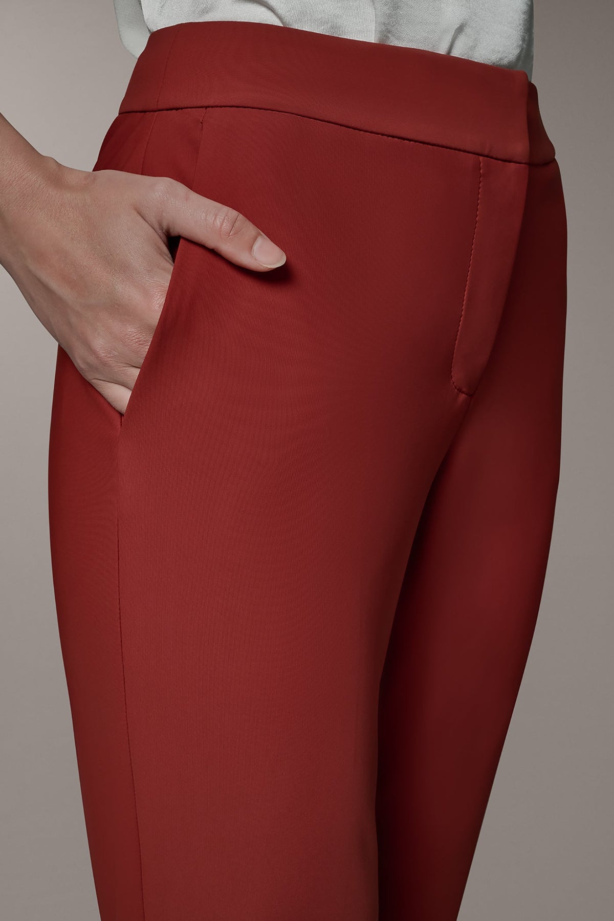 SLIM LEG ANKLE PANT - Sunbaked