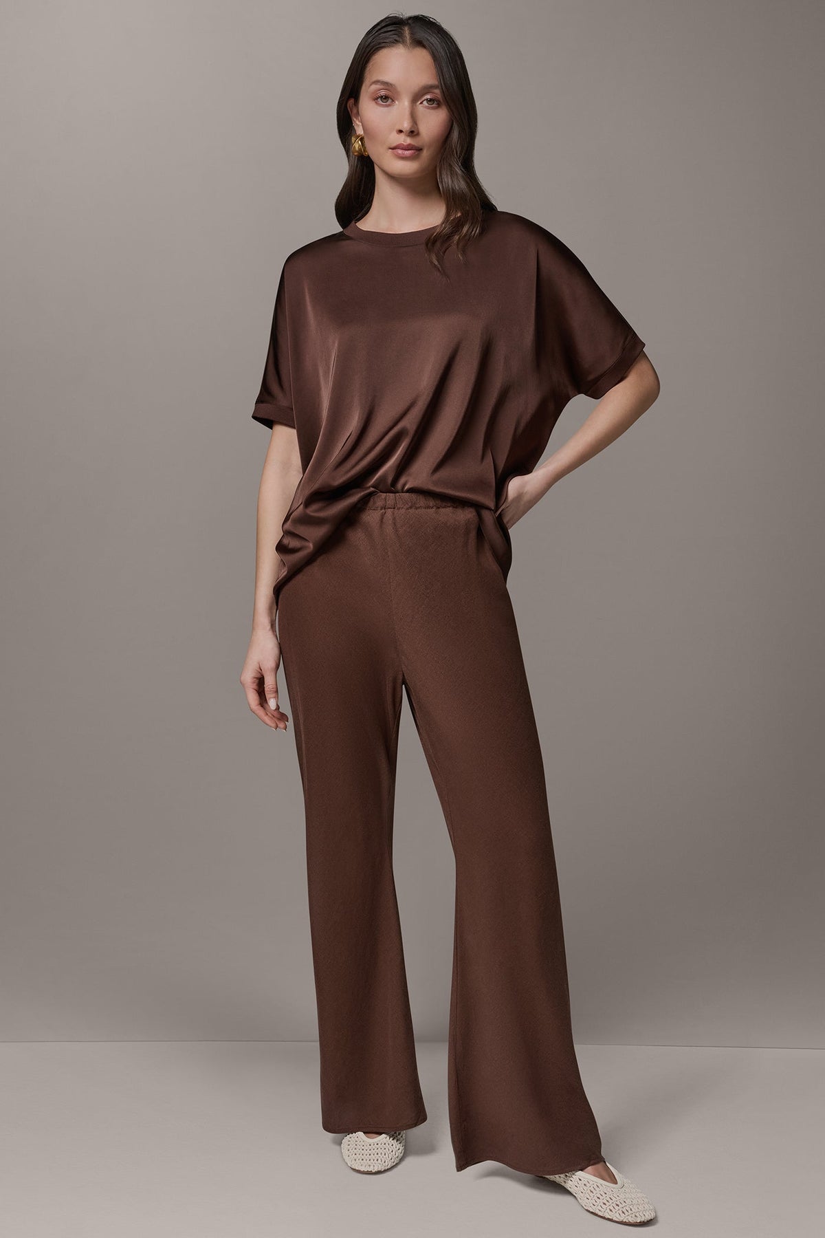 MID-RISE RELAXED ANKLE PANT - Canyon