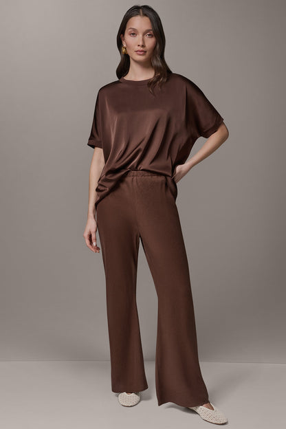 MID-RISE RELAXED ANKLE PANT - Canyon