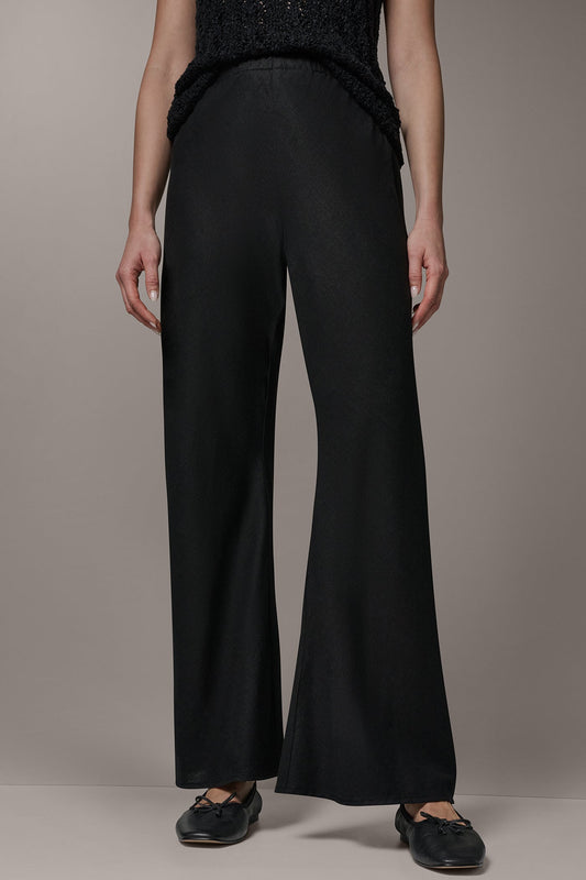 MID-RISE RELAXED ANKLE PANT - Black