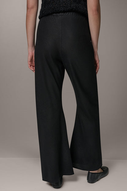 MID-RISE RELAXED ANKLE PANT - Black