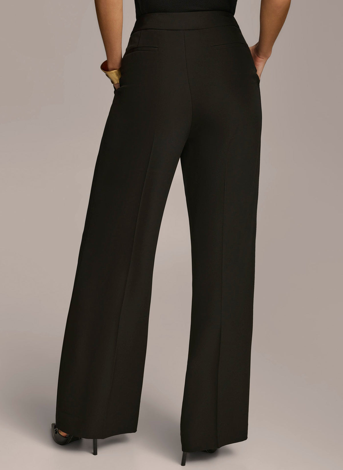 WIDE LEG PANT - Black