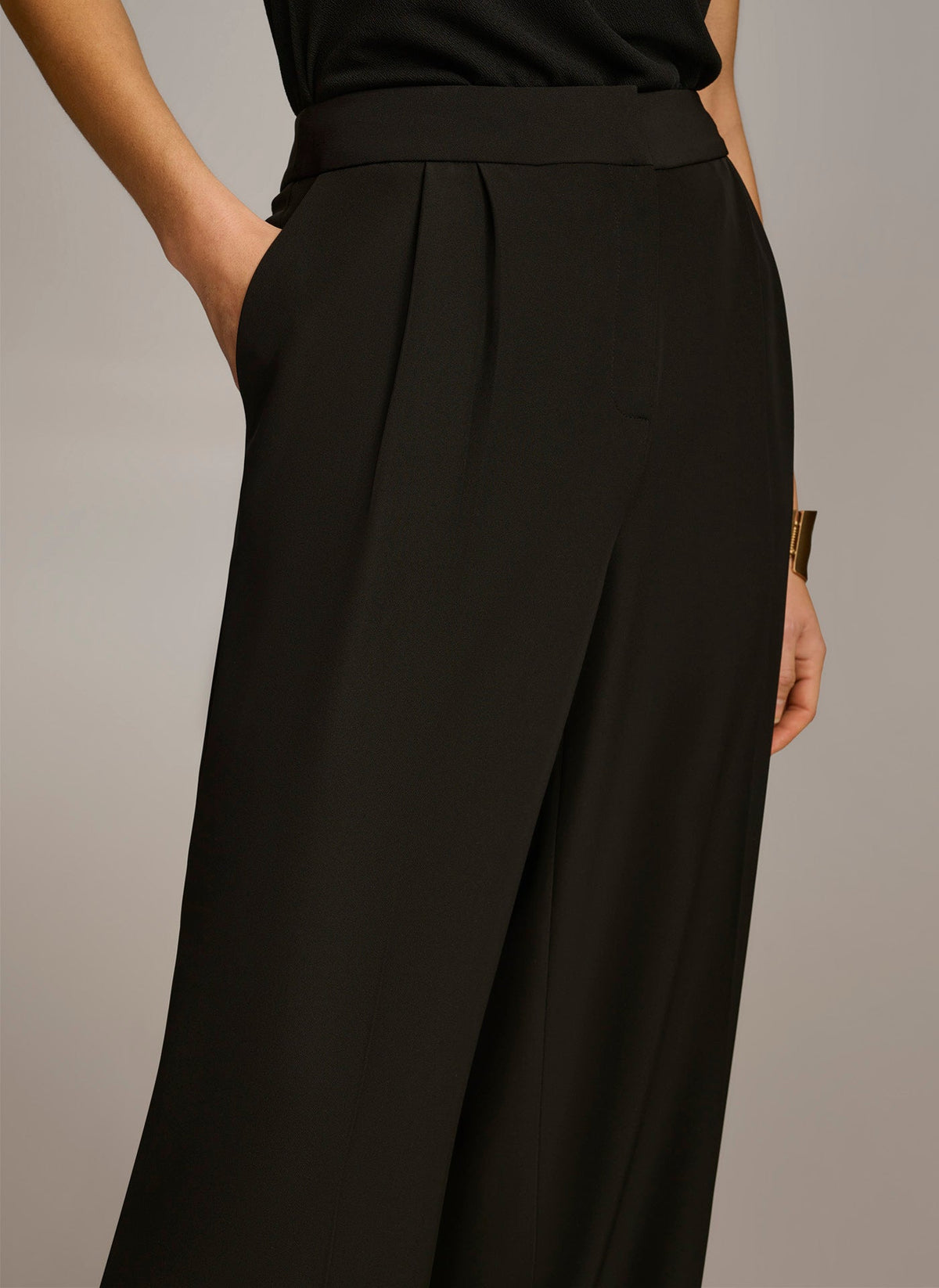 WIDE LEG PANT - Black