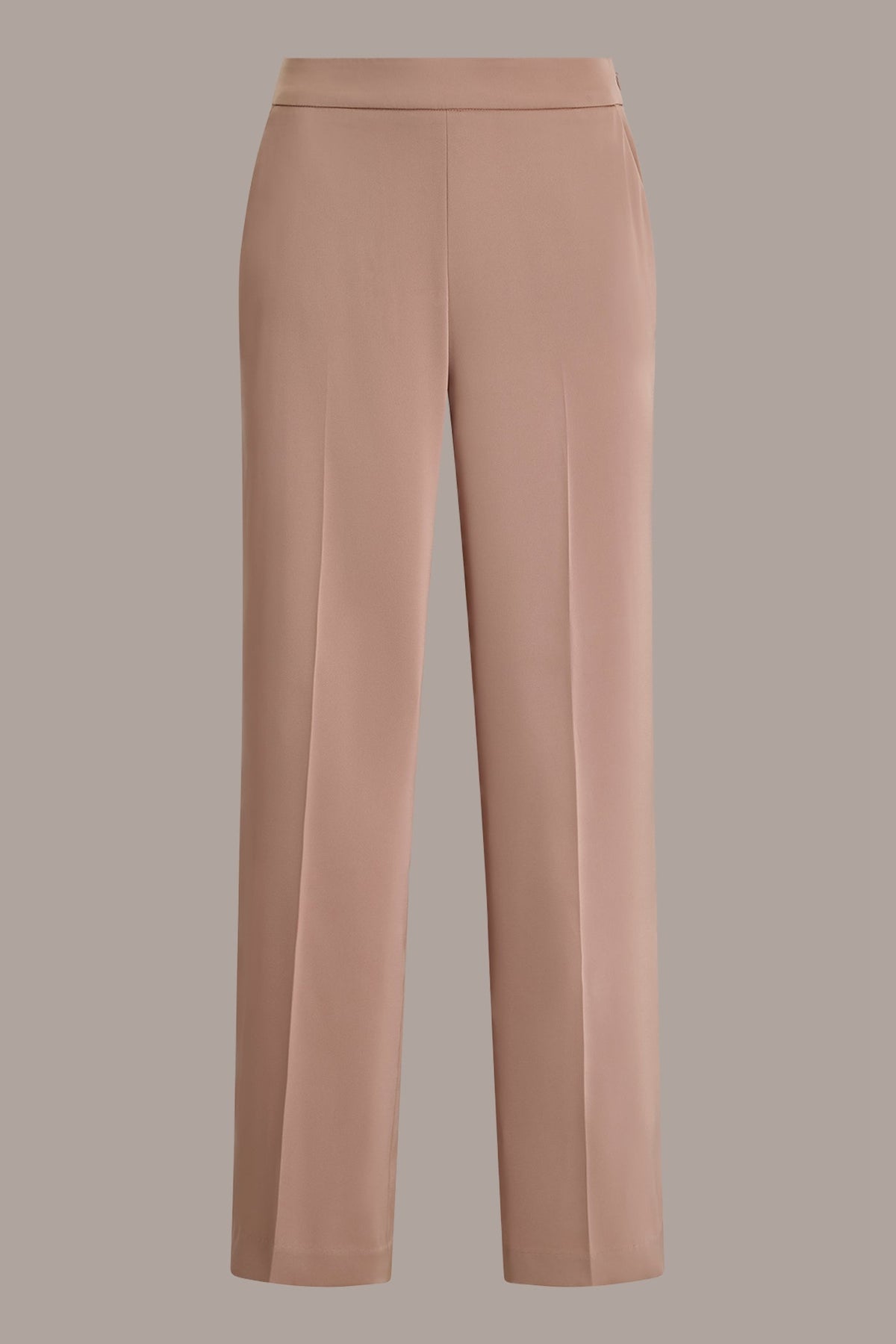 SATIN EXTRA HIGH-RISE WIDE-LEG SUIT PANT - Umbria