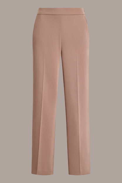 SATIN EXTRA HIGH-RISE WIDE-LEG SUIT PANT - Umbria