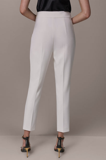 EXTRA HIGH-RISE STRAIGHT ANKLE PANT - Cream