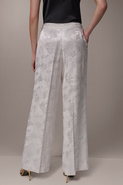 EXTRA HIGH-RISE WIDE-LEG SUIT PANT - Light Flax