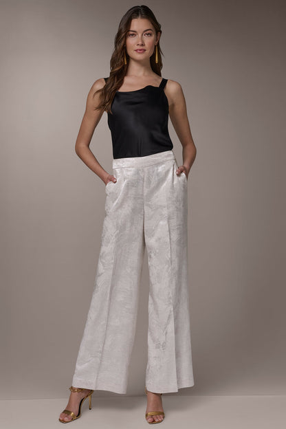 EXTRA HIGH-RISE WIDE-LEG SUIT PANT - Light Flax