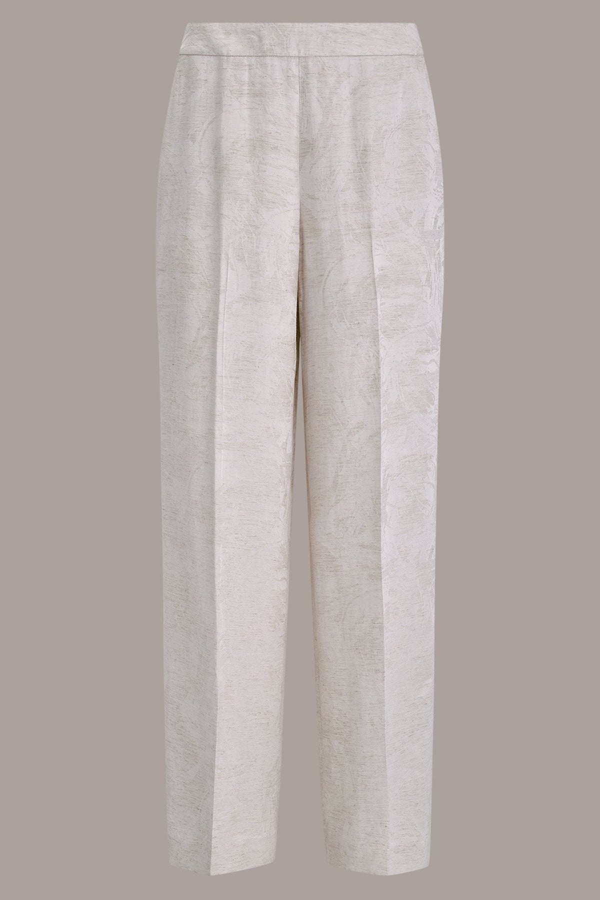 EXTRA HIGH-RISE WIDE-LEG SUIT PANT - Light Flax